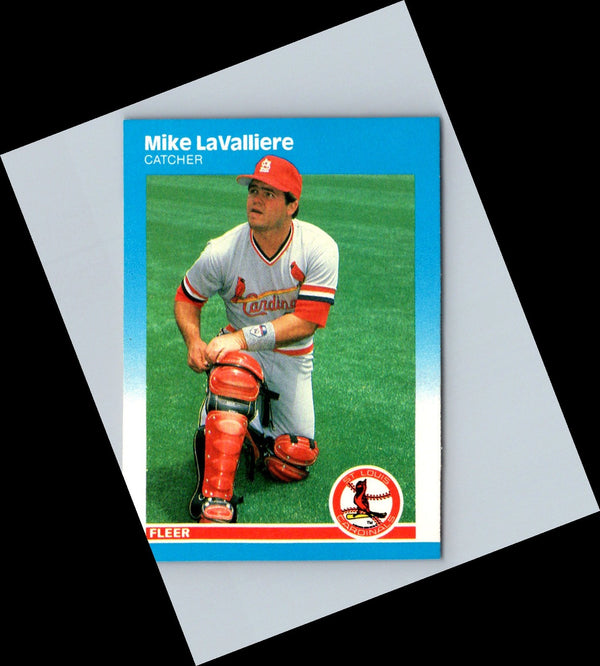 1986 Fleer Mike LaValliere #U-65