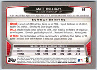 2013 Bowman Matt Holliday #98