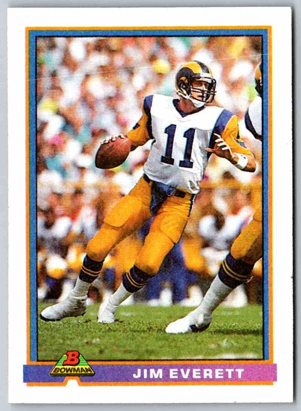 1991 Bowman Football Jim Everett #269