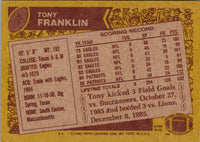 1986 Topps Tony Franklin #37 EX-MT
