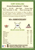 2003 Fleer Tradition Update Curt Schilling #U86