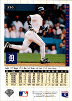 1994 Collector's Choice Silver Signature Tony Phillips #230