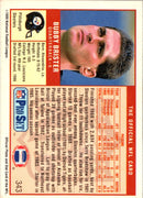 1989 Pro Set Bubby Brister