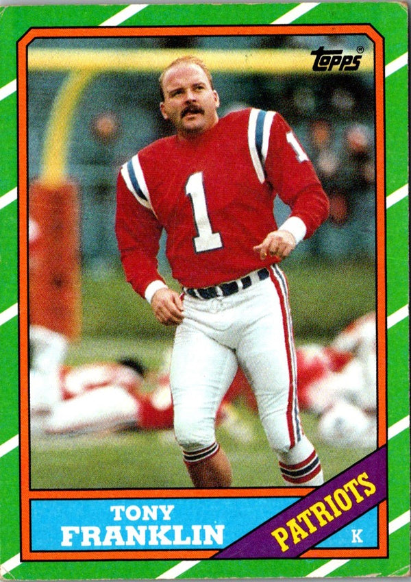 1986 Topps Tony Franklin #37 EX-MT