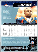 2002 Stadium Club Mike Anderson #8