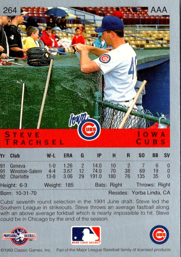 1993 Classic Best Steve Trachsel