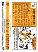 2012 Topps Heritage Minor League Cody Johnson