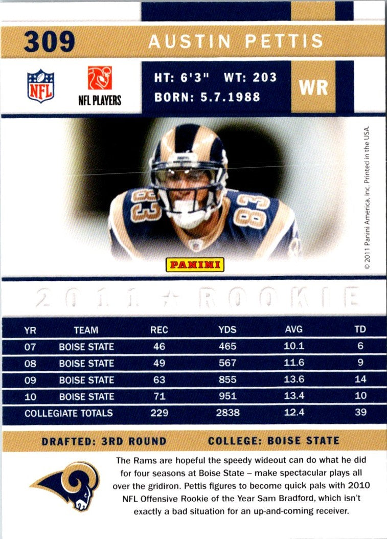 2011 Score Austin PettIs