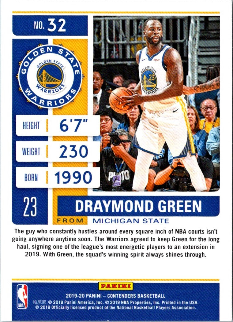 2019 Panini Draymond Green