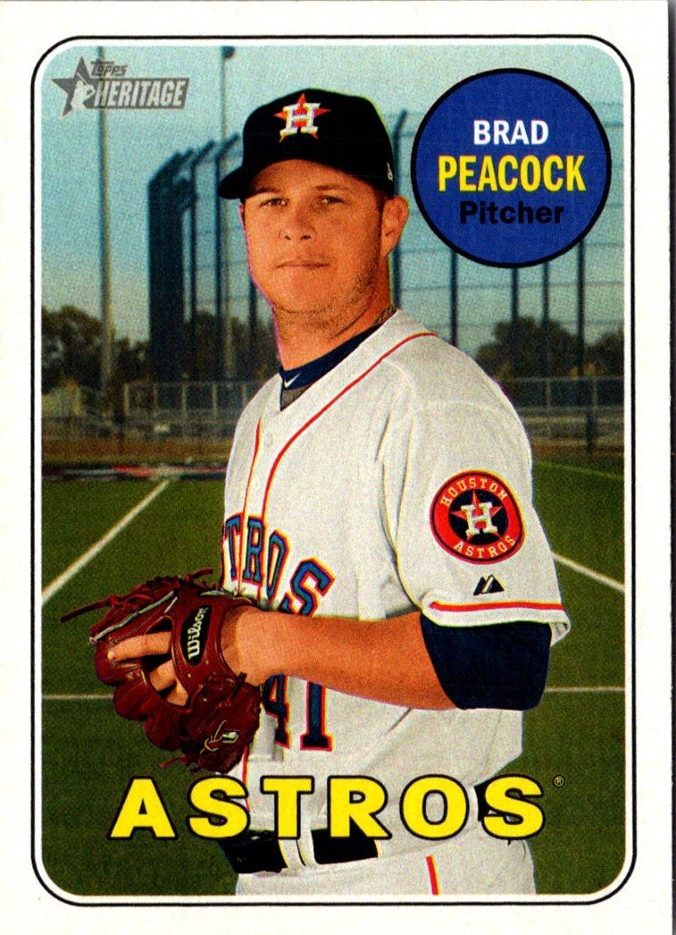 2018 Topps Heritage Brad Peacock