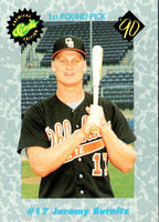 1990 Classic Draft Picks Jeromy Burnitz #17