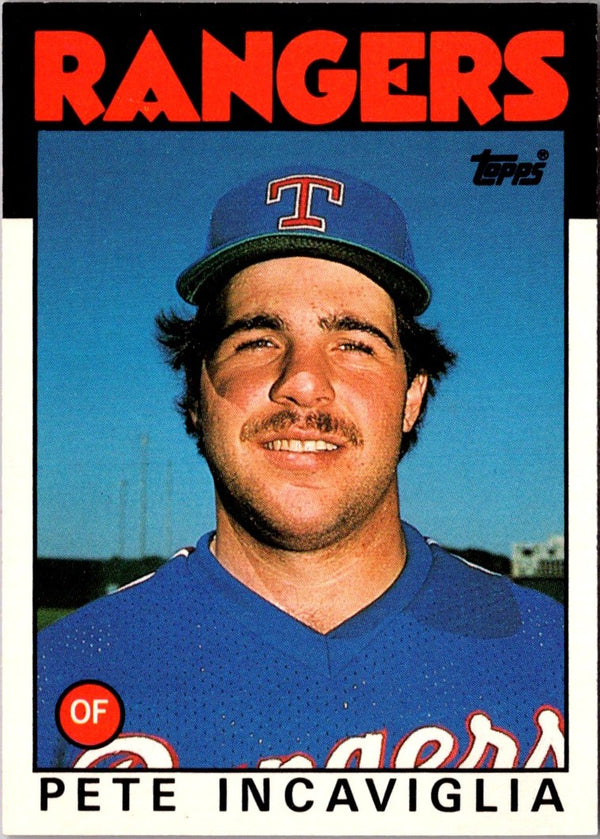 1986 Topps Traded Pete Incaviglia #48T