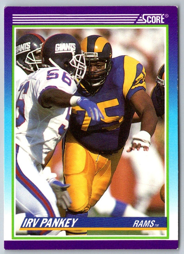 1990 Score Irv Pankey #519