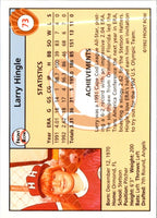 1992 Front Row Draft Picks Larry Hingle #73