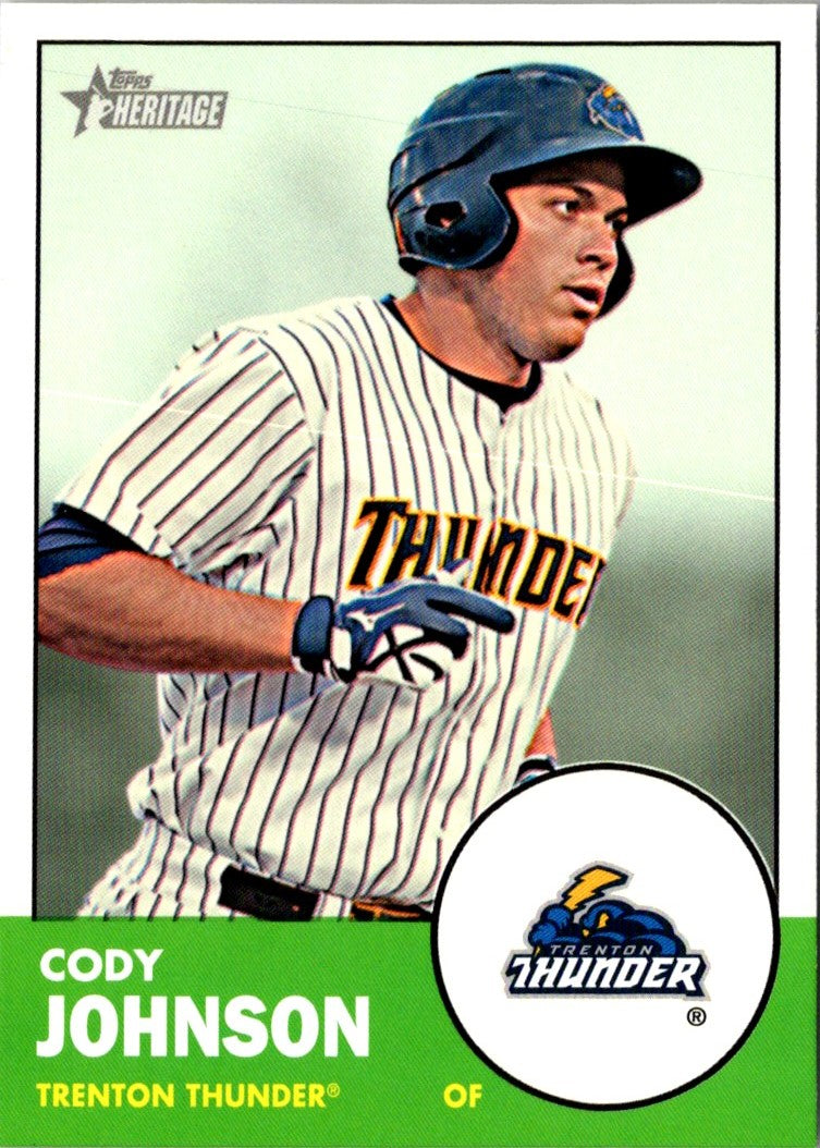 2012 Topps Heritage Minor League Cody Johnson