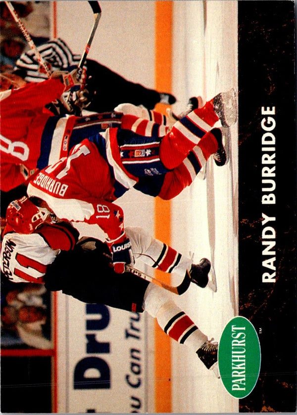 1991 Parkhurst Randy Burridge #190