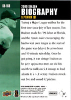 2010 Upper Deck Season Biography Tim Hudson #SB-168