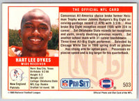 1989 NFL Proset Hart Lee Dykes #503