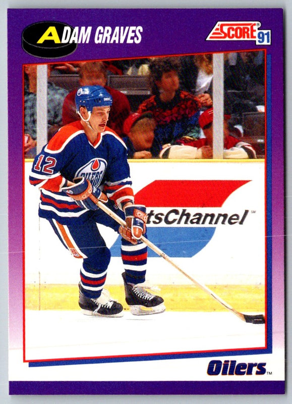 1991 Score American Adam Graves #358