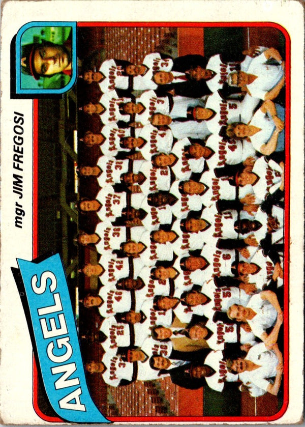 1980 Topps California Angels - Jim Fregosi #214