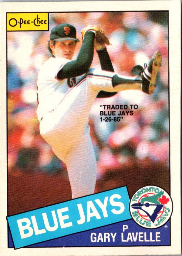1985 O-Pee-Chee Gary Lavelle #2