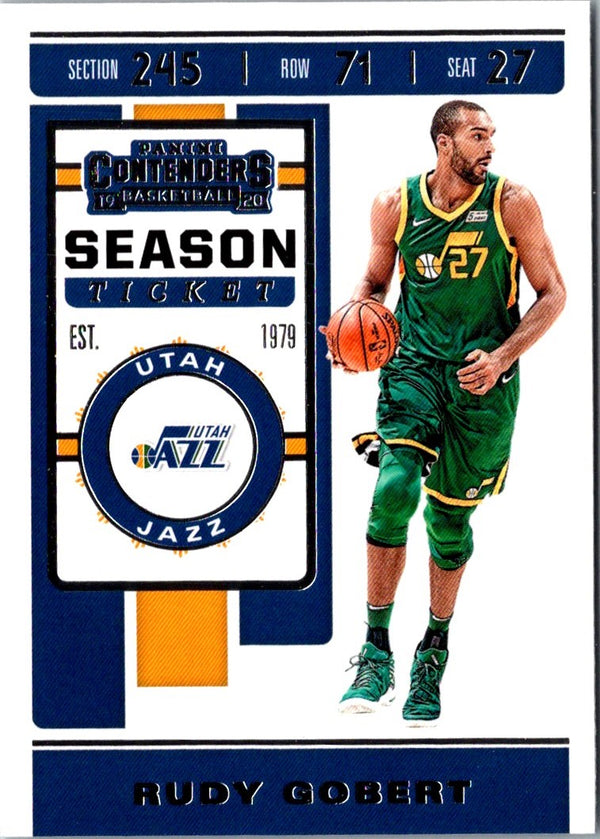 2019 Panini Contenders Rudy Gobert #89