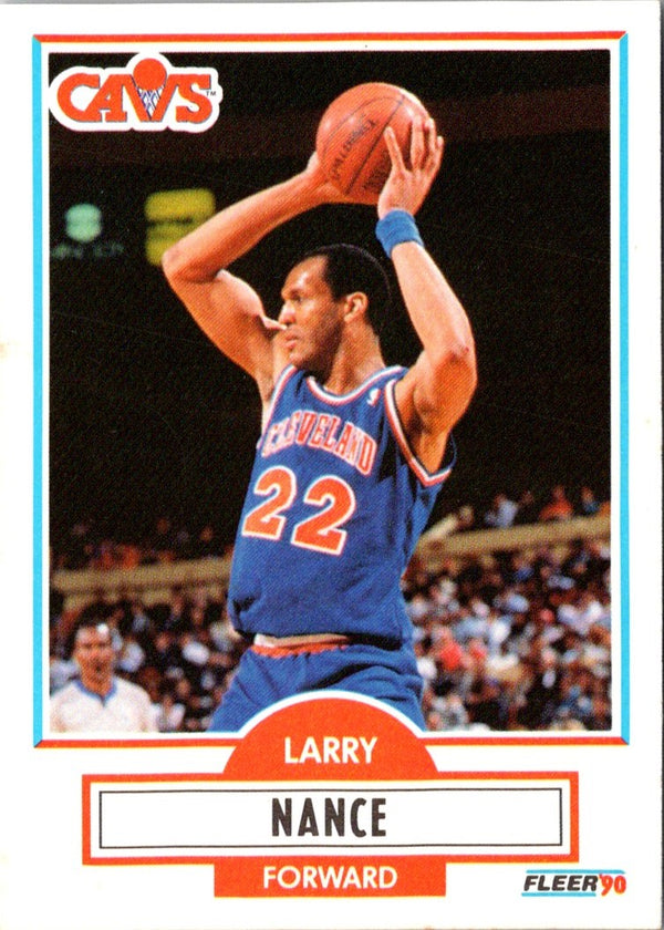 1990 Fleer Larry Nance #35 NM-MT+