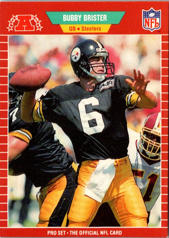 1989 Pro Set Bubby Brister #343 Rookie