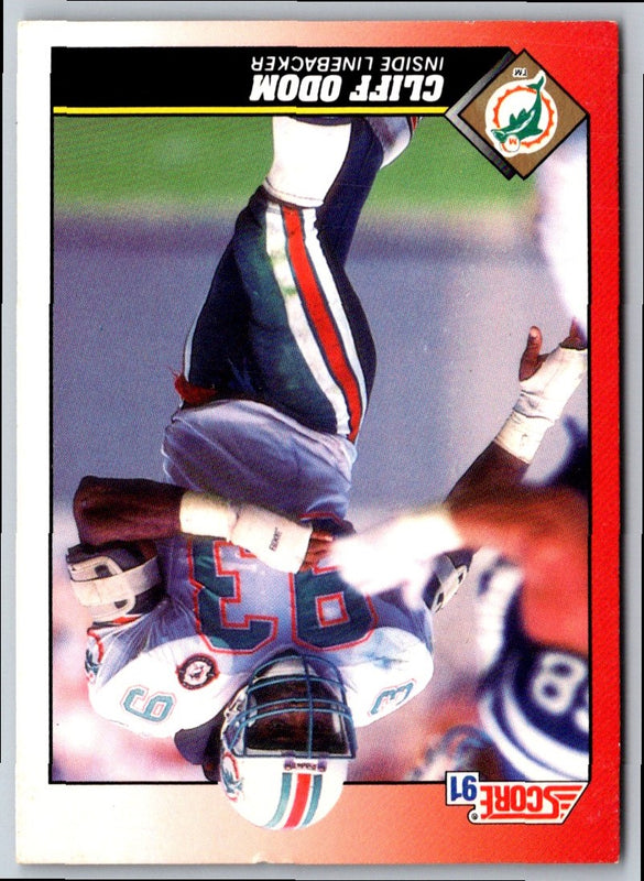 1991 Score Cliff Odom #128