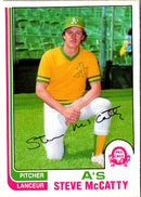 1982 O-Pee-Chee Steve McCatty