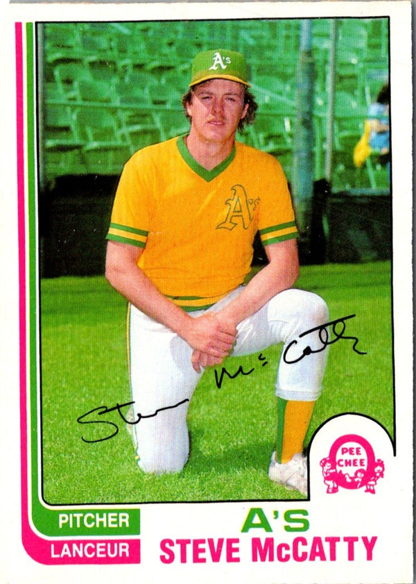 1982 O-Pee-Chee Steve McCatty #113