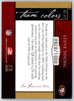 2005 Donruss Classics Team Colors Bronze Steve Young #TC-15 0928/1000