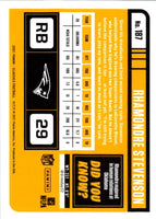 2021 Panini Classics Rhamondre Stevenson #187 Rookie