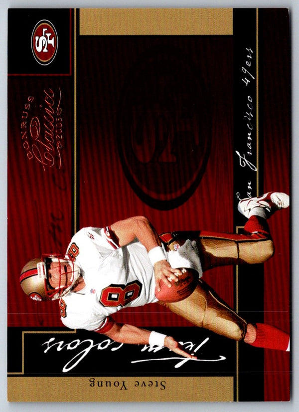 2005 Donruss Classics Team Colors Bronze Steve Young #TC-15 0928/1000