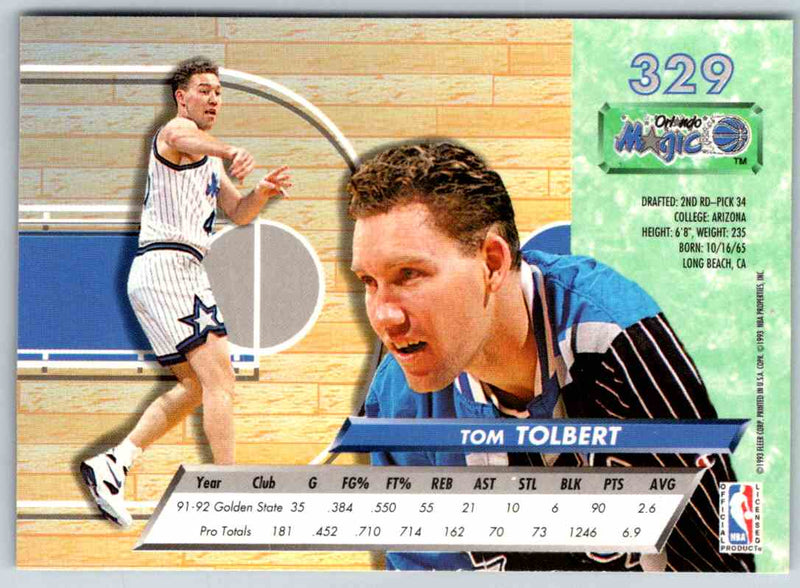 1992 Fleer Ultra Tom Tolbert