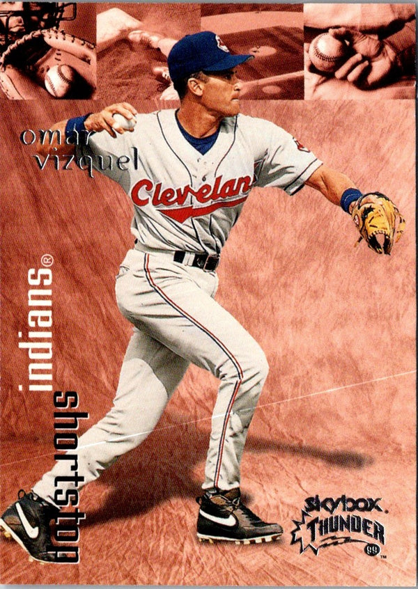 1999 SkyBox Thunder Omar Vizquel #49