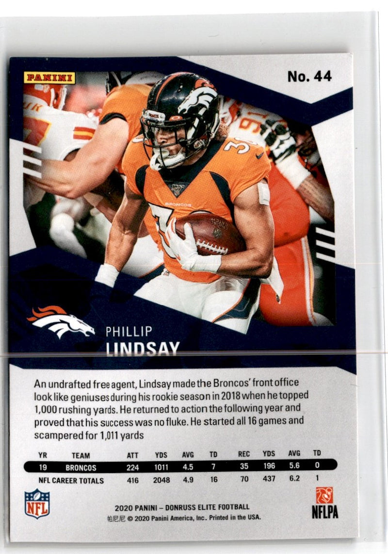 2019 Panini Obsidian Phillip Lindsay