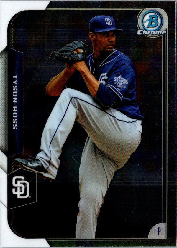 2015 Bowman Chrome Tyson Ross #92