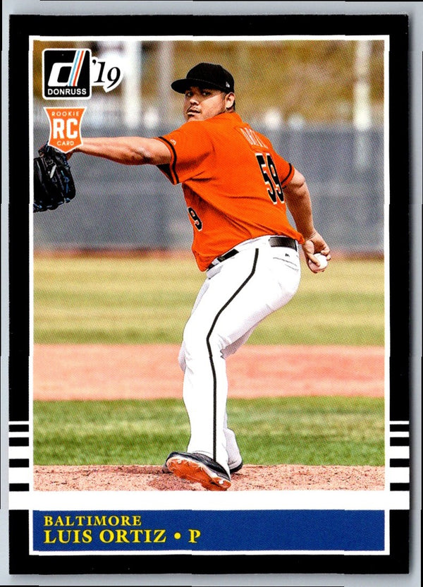 2019 Donruss Luis Ortiz #228 Rookie