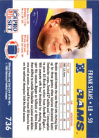 1990 Pro Set Frank Stams #736