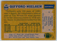 1982 Topps Gifford Nielsen #100