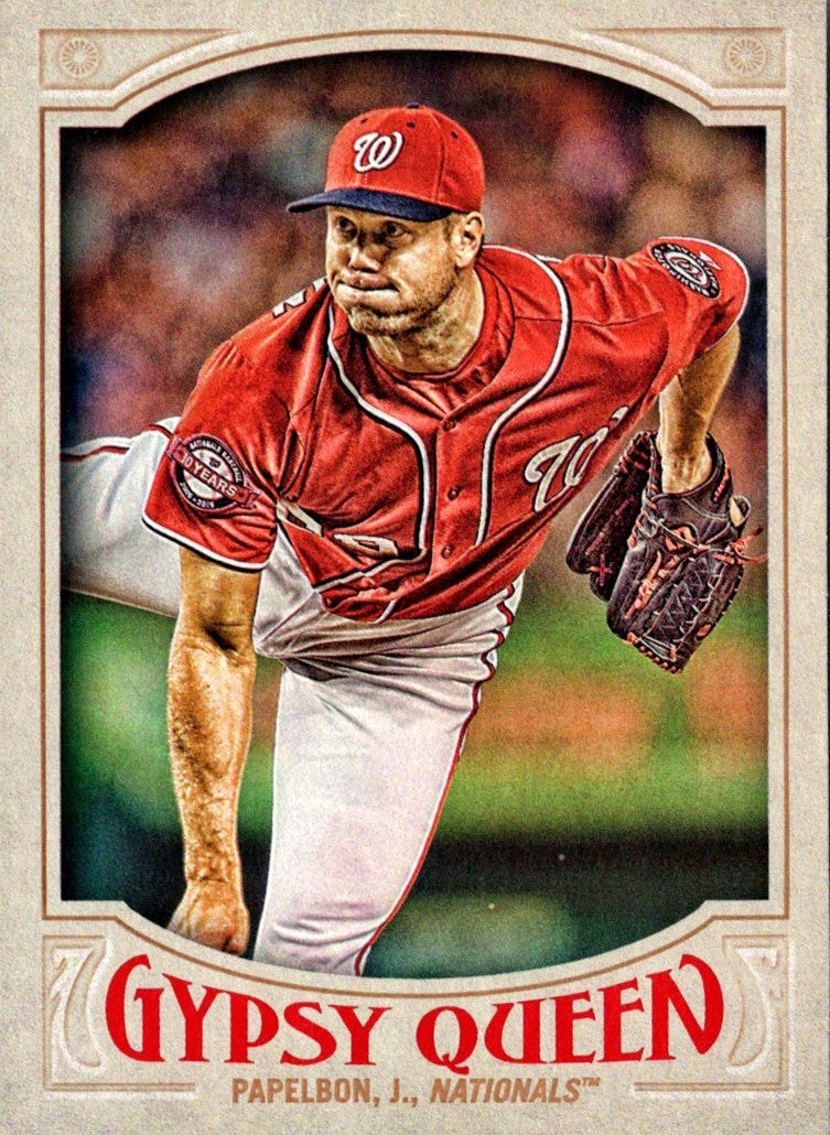 2016 Topps Gypsy Queen Jonathan Papelbon