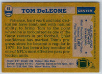 1982 Topps Tom DeLeone #61