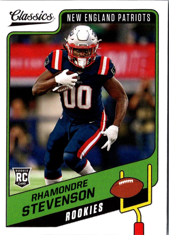 2021 Panini Classics Rhamondre Stevenson #187 Rookie