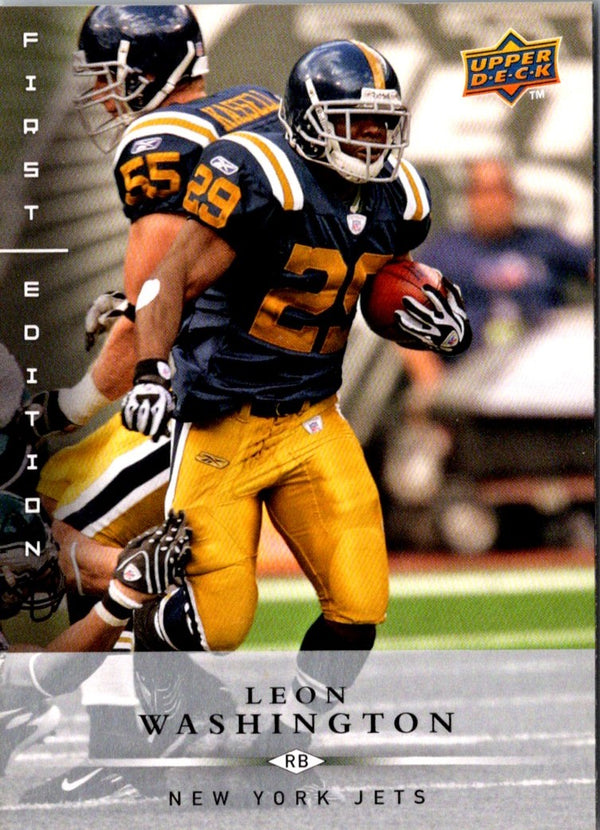 2008 Upper Deck First Edition Leon Washington #101