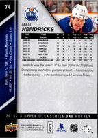 2015 Upper Deck Matt Hendricks #74