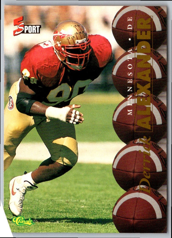 1995 Classic NFL Rookies Derrick Alexander #11