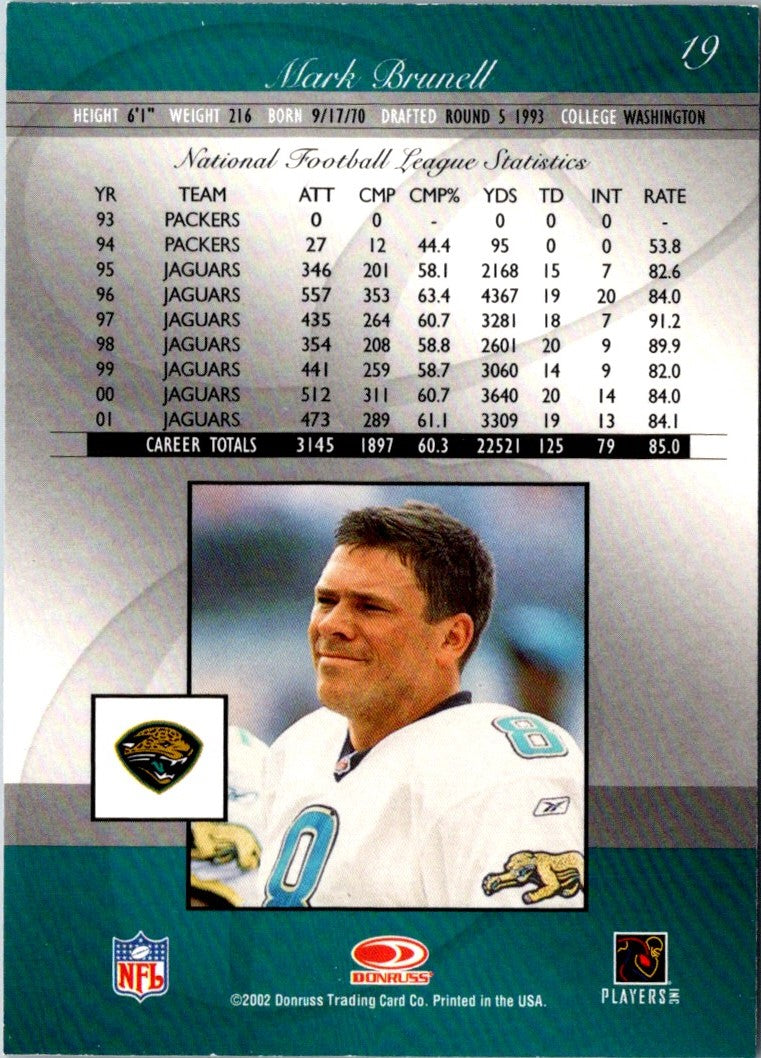 2002 Donruss Elite Mark Brunell