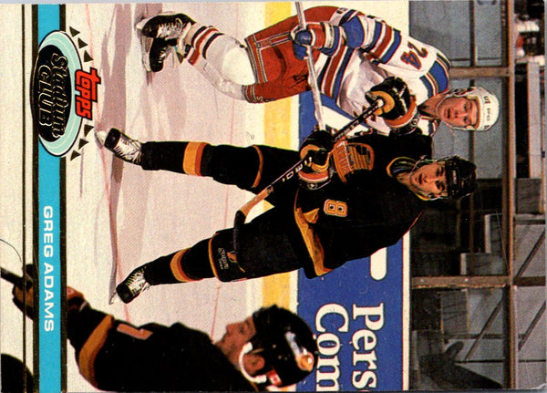 1991 Stadium Club Greg Adams #52