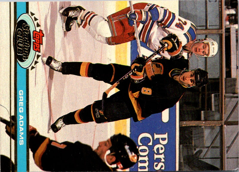 1991 Stadium Club Greg Adams #52